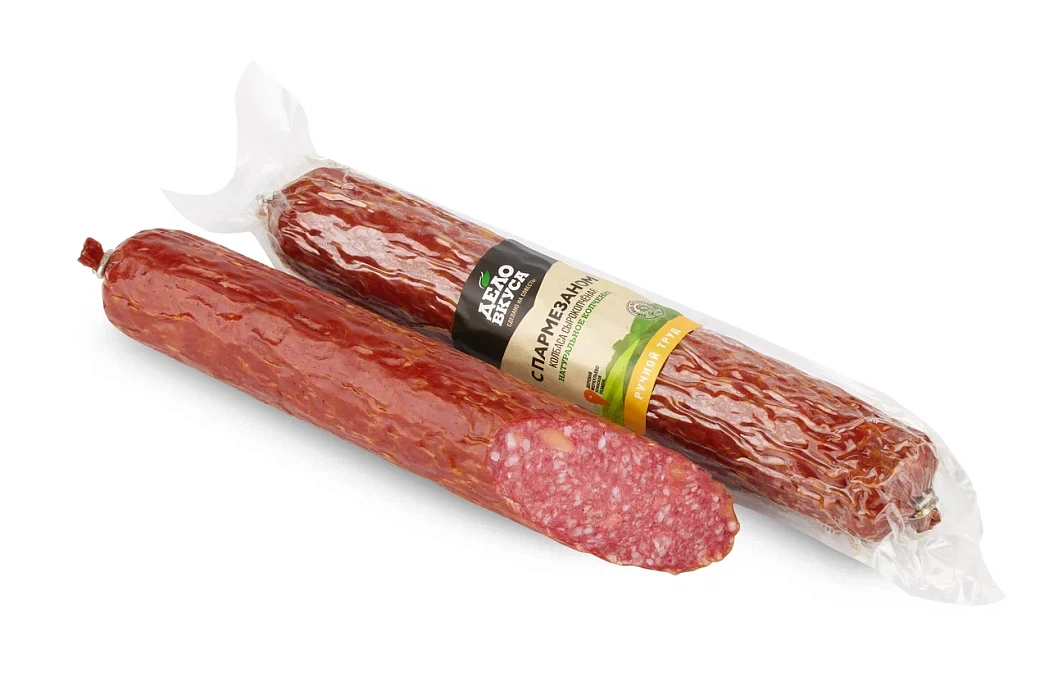Колбаса с пармезаном сырокопченая «Дело вкуса»
